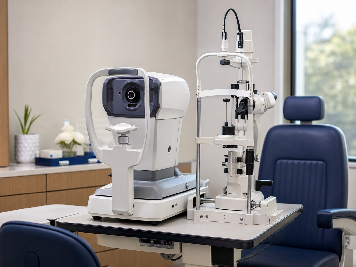 Modern diagnostic equipment used at Vidya Eye Hospital